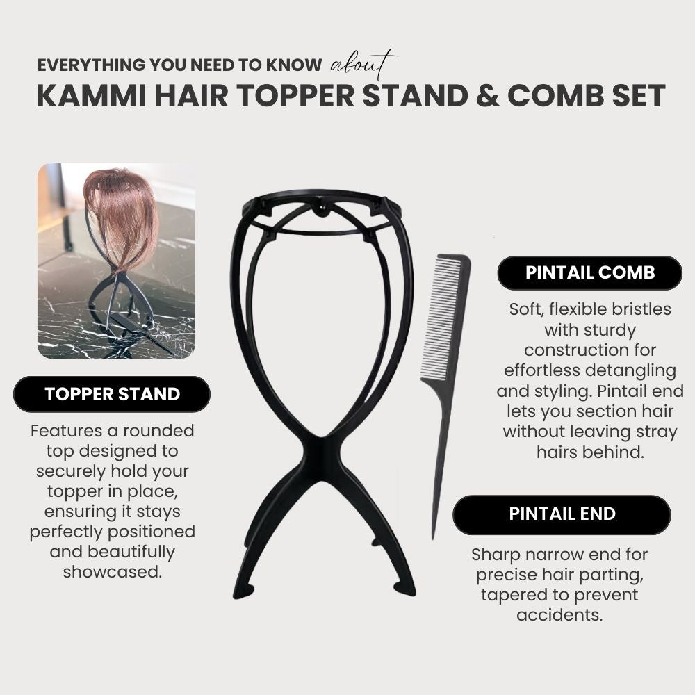 Topper Stand & Comb Set