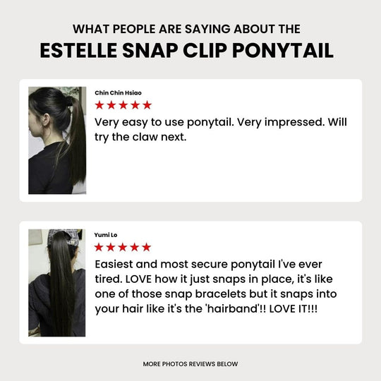 ESTELLE - Snap Clip Ponytail (Premium Fiber)